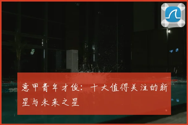 意甲青年才俊：十大值得关注的新星与未来之星