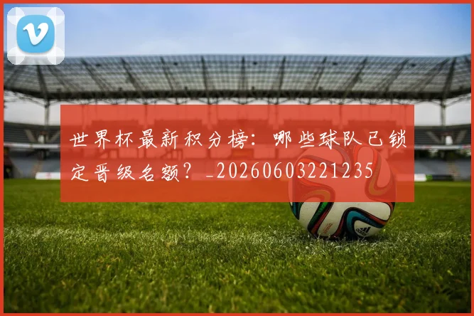 世界杯最新积分榜：哪些球队已锁定晋级名额？_20260603221235